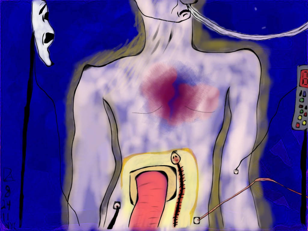 First Surgery - A painting by Daniel Leighton